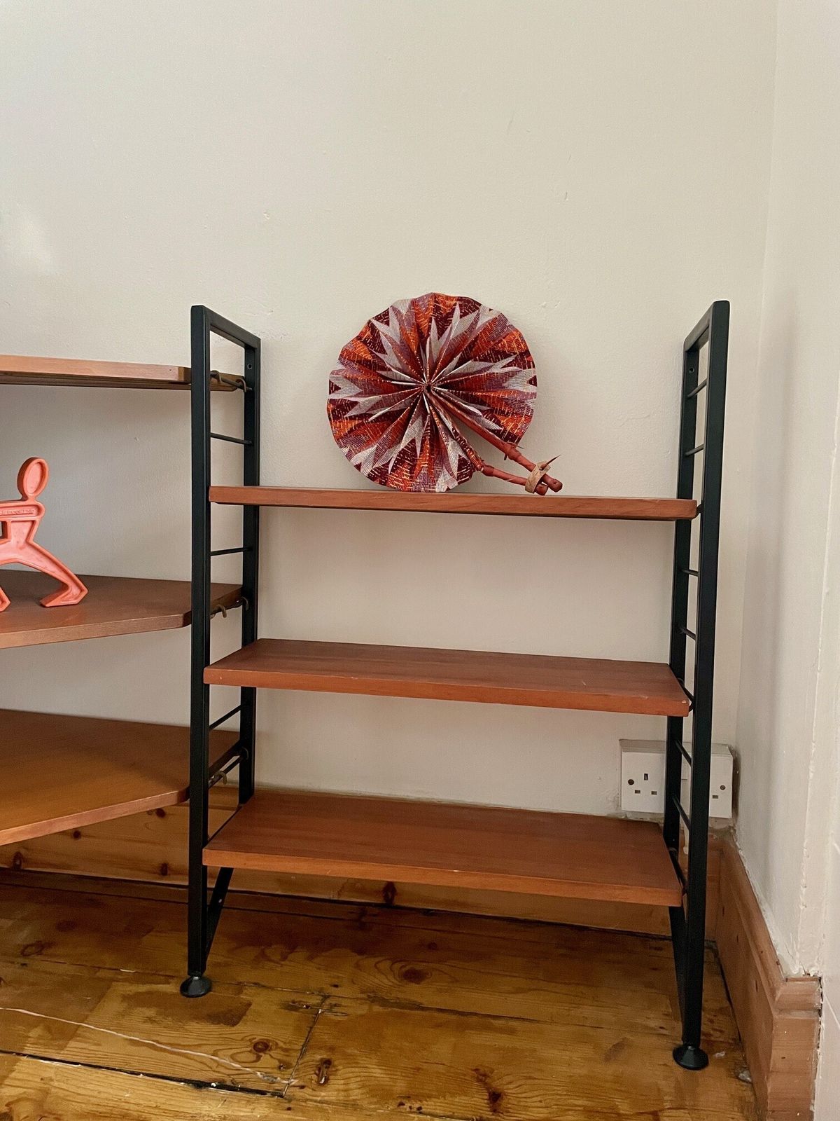 Mid Century Teak Ladderax Shelving Modular Corner Unit photo for sale