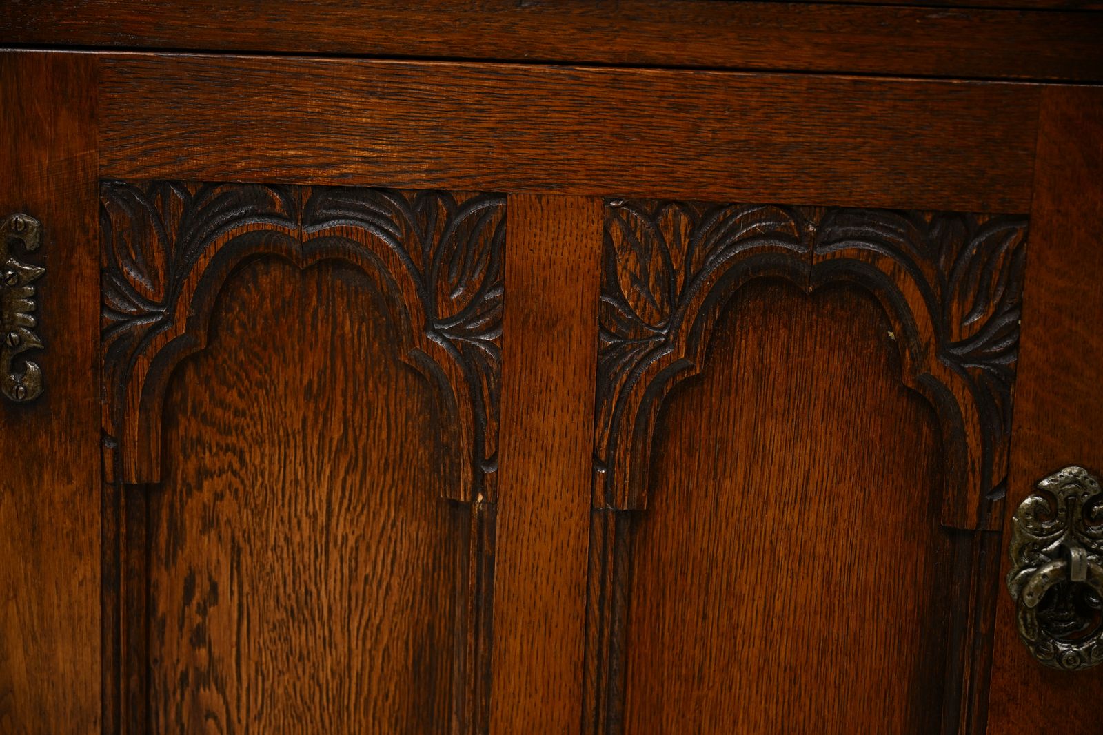 photo buy Old Charm Wall Unit Bookcase Display Drawers Tudor Brown Free Delivery*