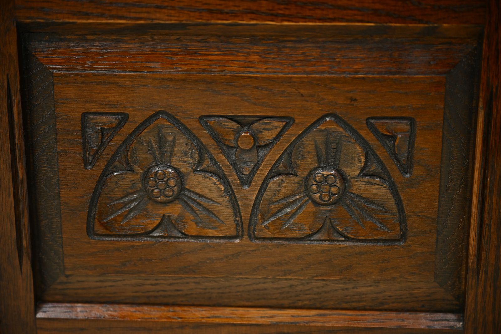 photo buy Old Charm Glazed Bookcase Shelves Tudor Brown Free Uk Delivery