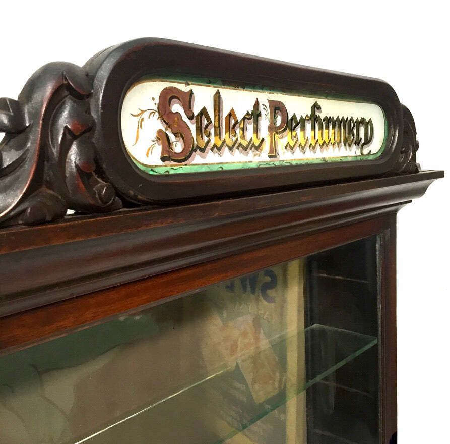 Antique Wooden & Glazed Large Apothecary Chemists Shop Dispensing Cabinet C.1910 photo buy