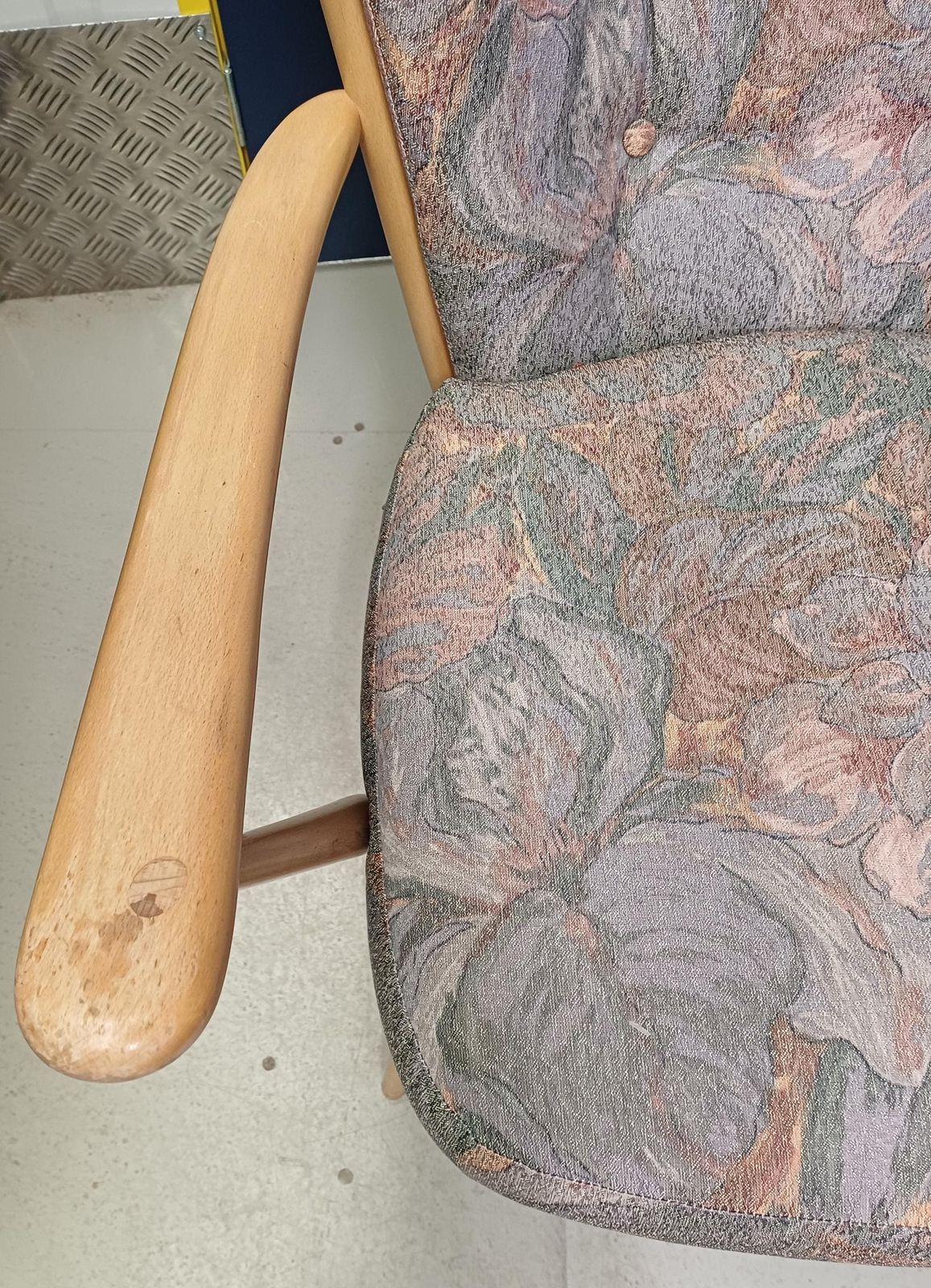 Vintage Ercol Windsor Easy Chair   477   Light / Blonde Finish   Free Delivery Within 50 Miles, Further "At Cost" photo furniture