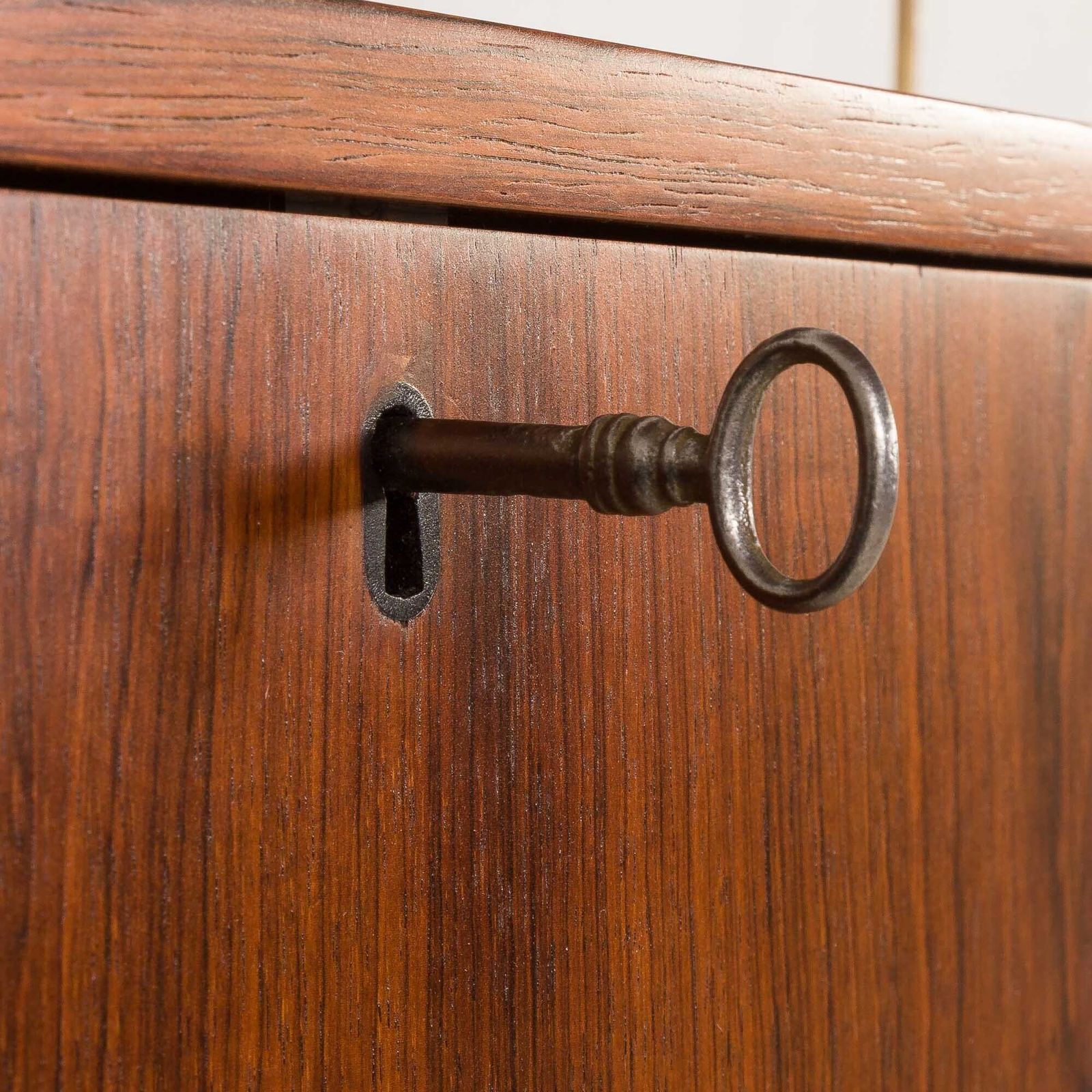 photo furniture Danish Rosewood Wall Unit In The Style Of Cadovius, Sorensen, 1960s