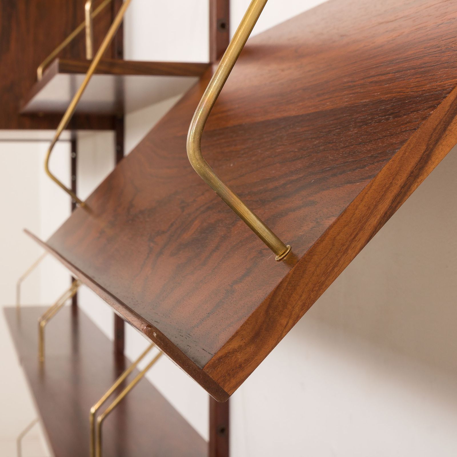 2612.0 Danish Rosewood Wall Unit In The Style Of Cadovius, Sorensen, 1960s photo