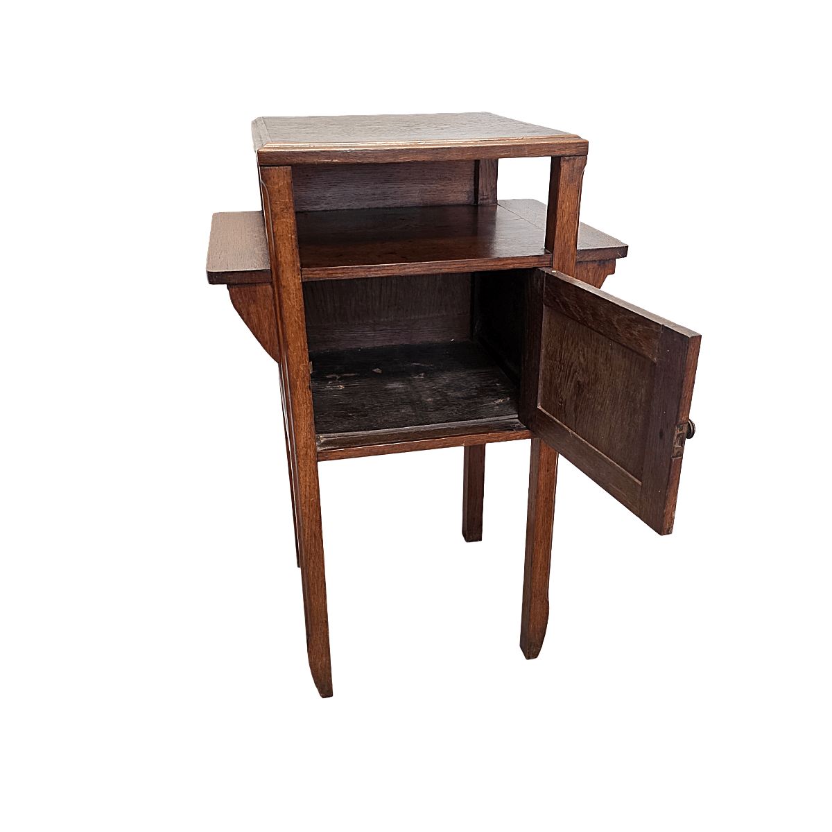 Franse Arts and Crafts eiken kast, begin 1900s photo 165.0