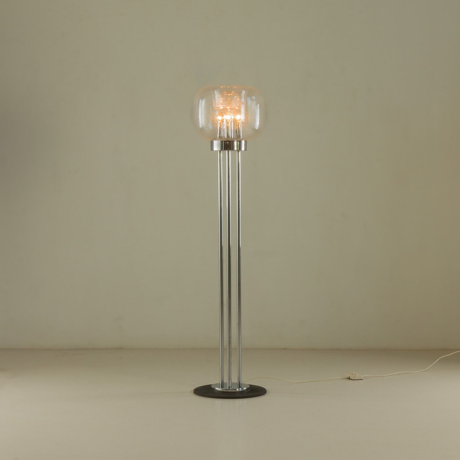 Italian Murano Glass Floor Lamp Attr. To Toni