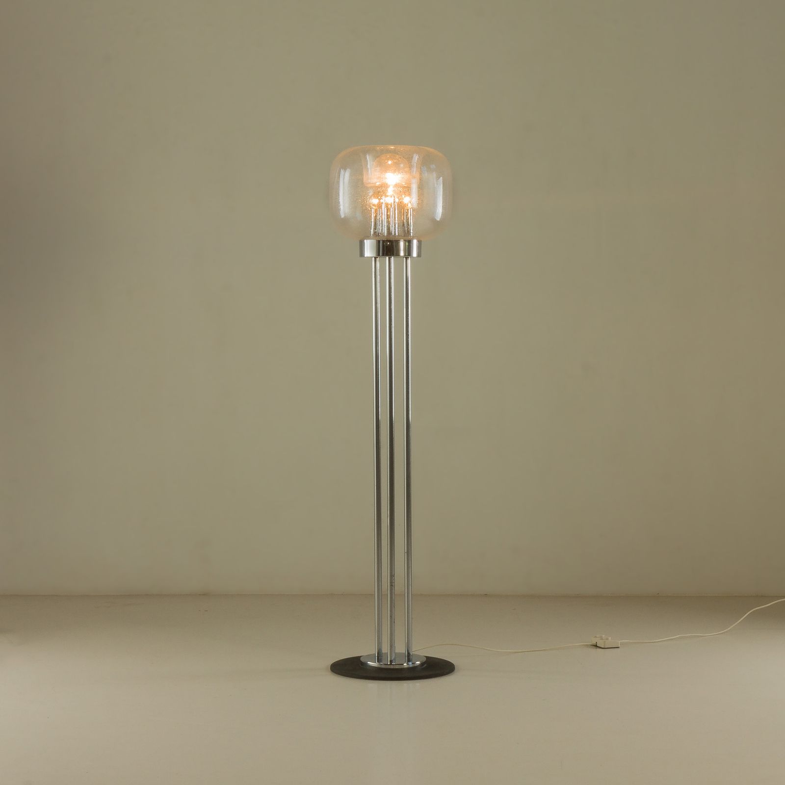 Italian Murano Glass Floor Lamp Attr. To Toni photo Lighting