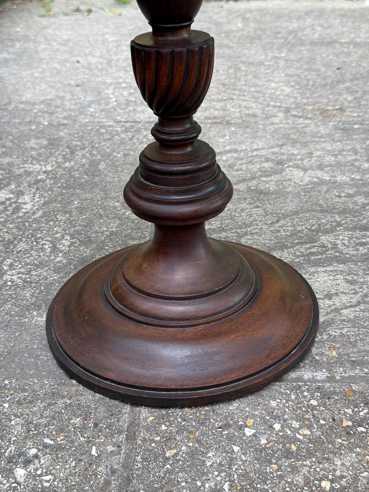 Vintage 1900s Mahogany Wine Table Georgian Revival Plant Stand Side Table photo buy