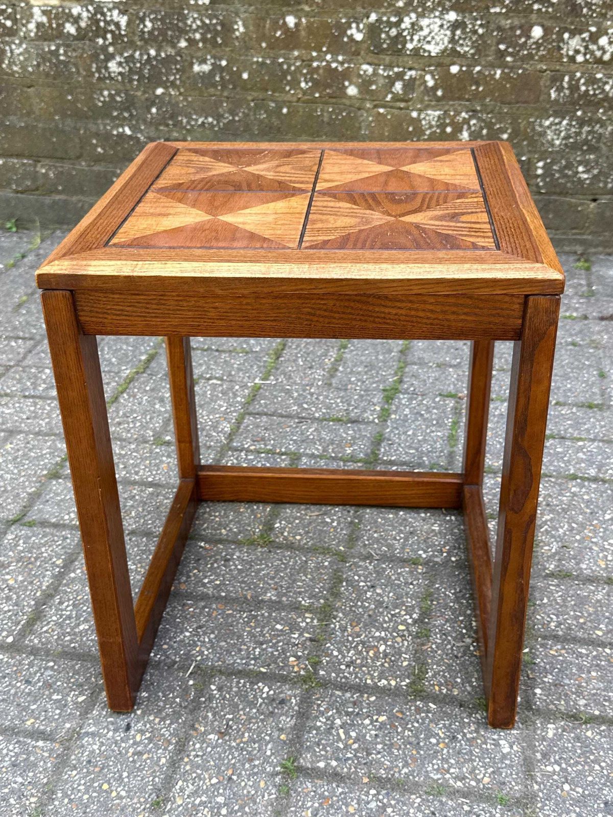 Rare Vintage G Plan Geometric Side Table – Mid Century Modern Danish Style Occasional Table photo buy