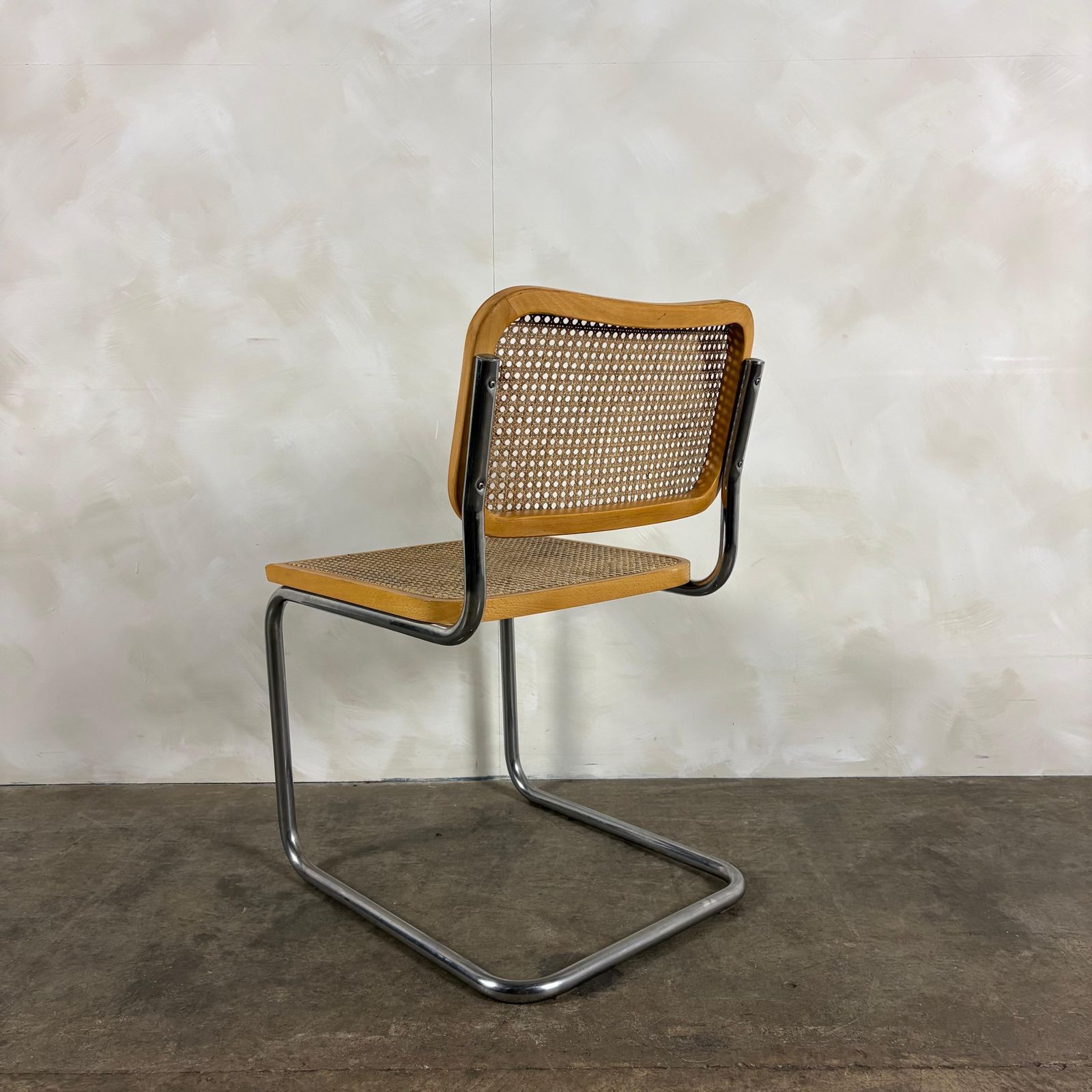 photo furniture Four Marcel Breuer Cesca Brass Dining Chairs Mid Century Retro Mcm