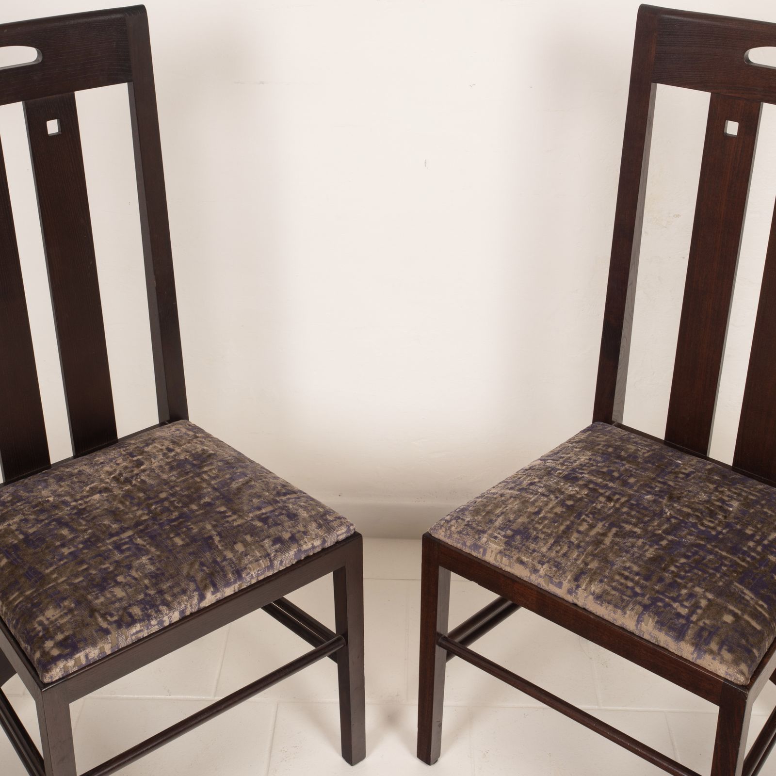 306 Ingram Low Chairs By Charles Rennie Mackintosh For Cassina photo for sale