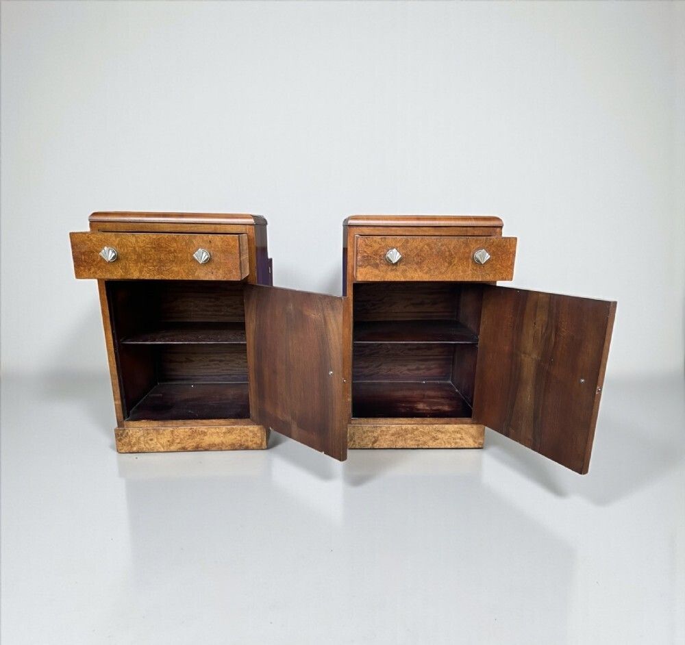 Pair Of Art Deco Bedside Tables photo furniture