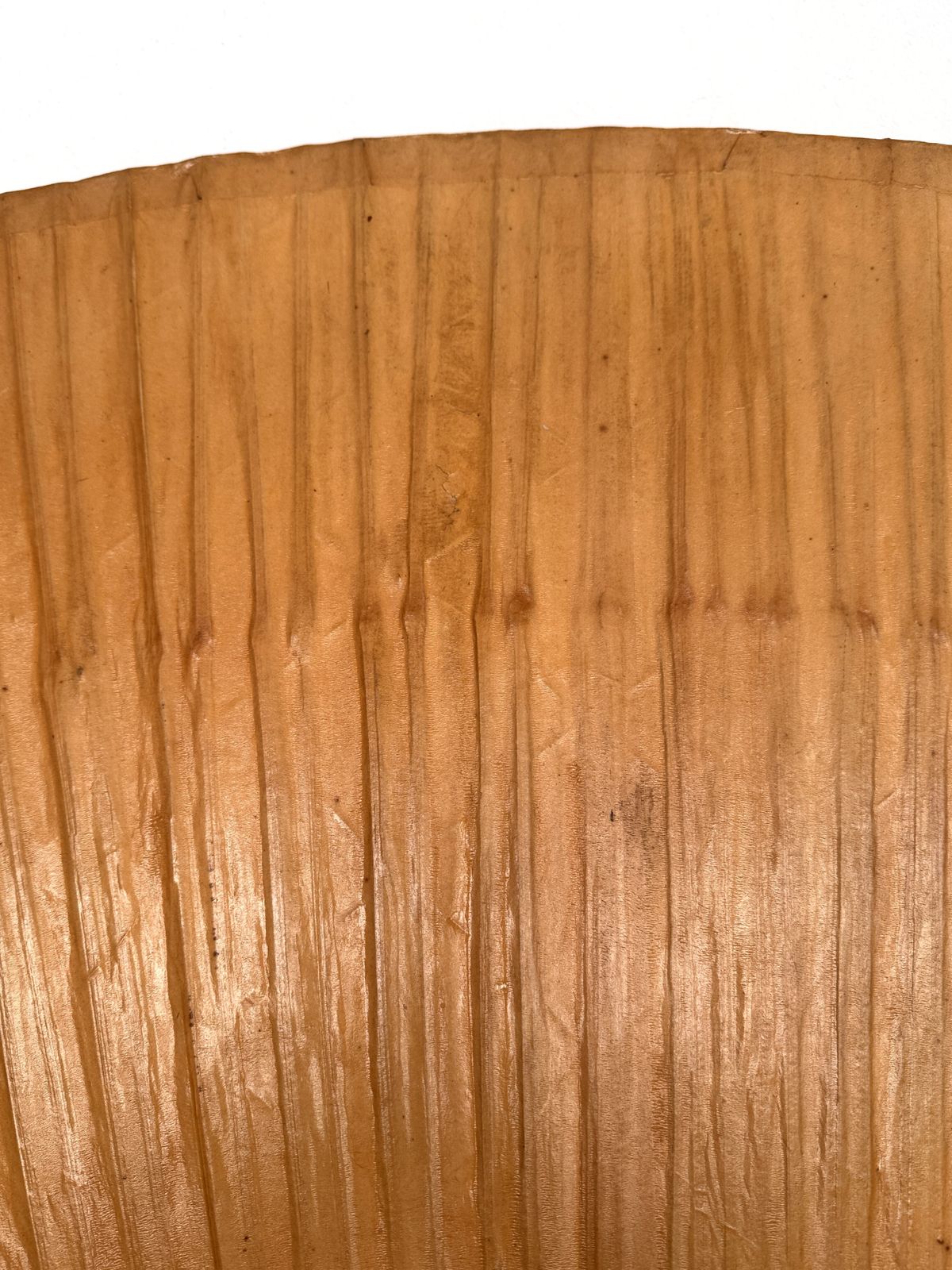 photo for sale Organic Large Floor Lamp "Uchiwa I" By Ingo Maurer, 1974