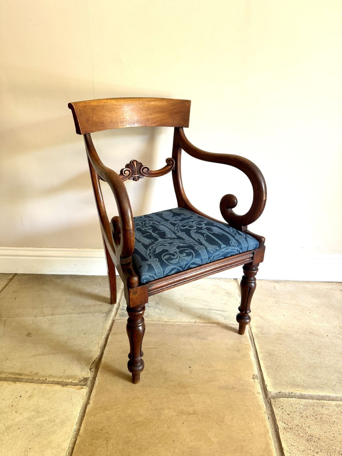 photo for sale Quality Set Of Six Antique Regency Mahogany Dining Chairs
