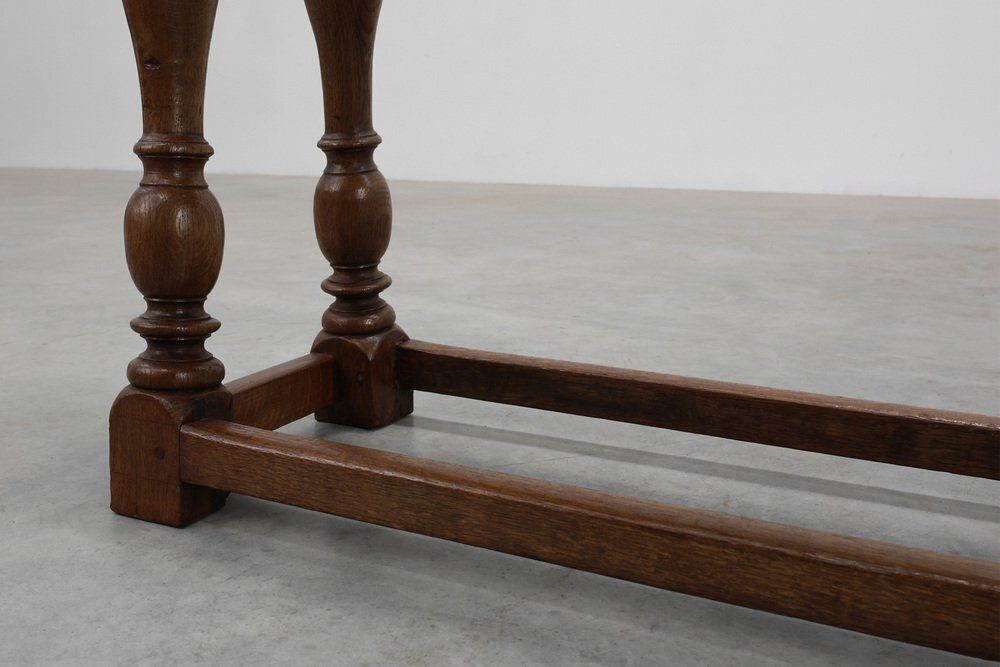 Antique Jacobean Carved Oak Bench, 1600s photo buy