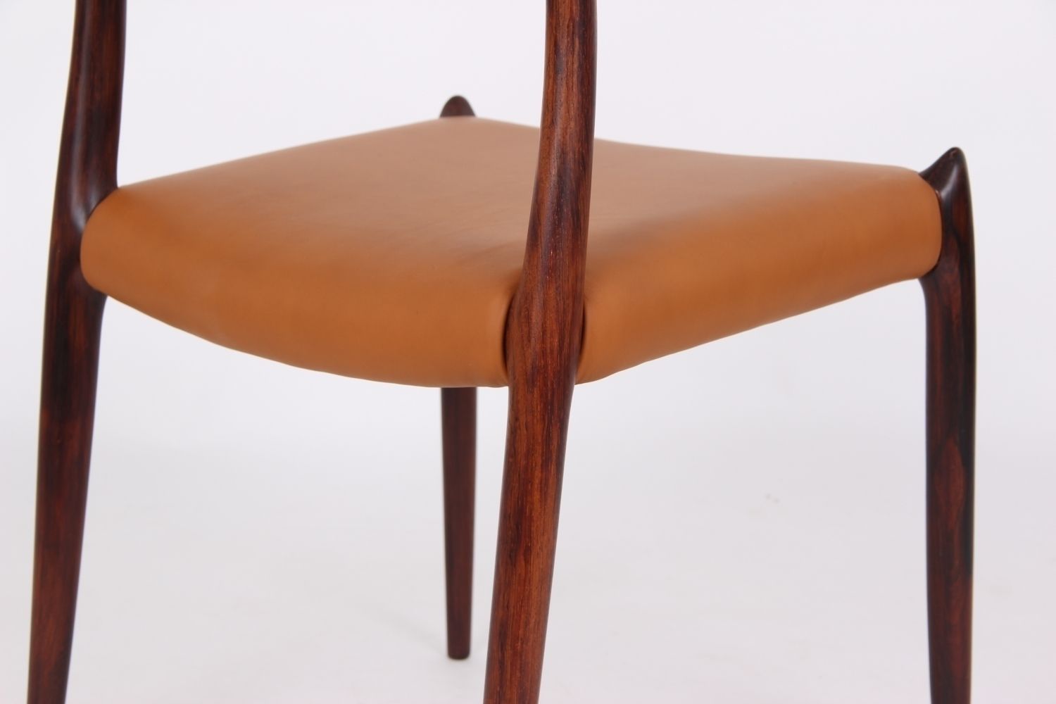 Set Of 6 Diningchairs, Jl78. Rosewood And New Leather. photo 6900.0