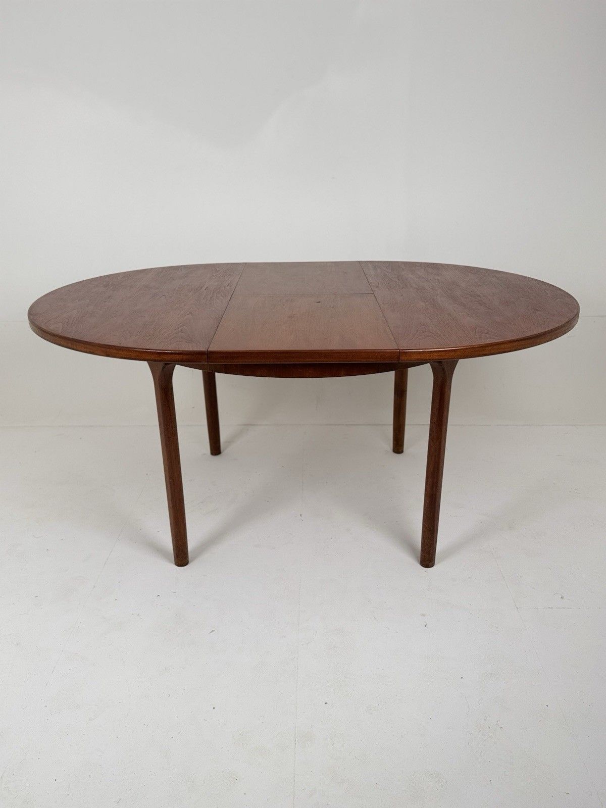 McIntosh Mid Century Round Tuck Under Extending Teak Dining Table & 4 Chairs Mcm photo buy