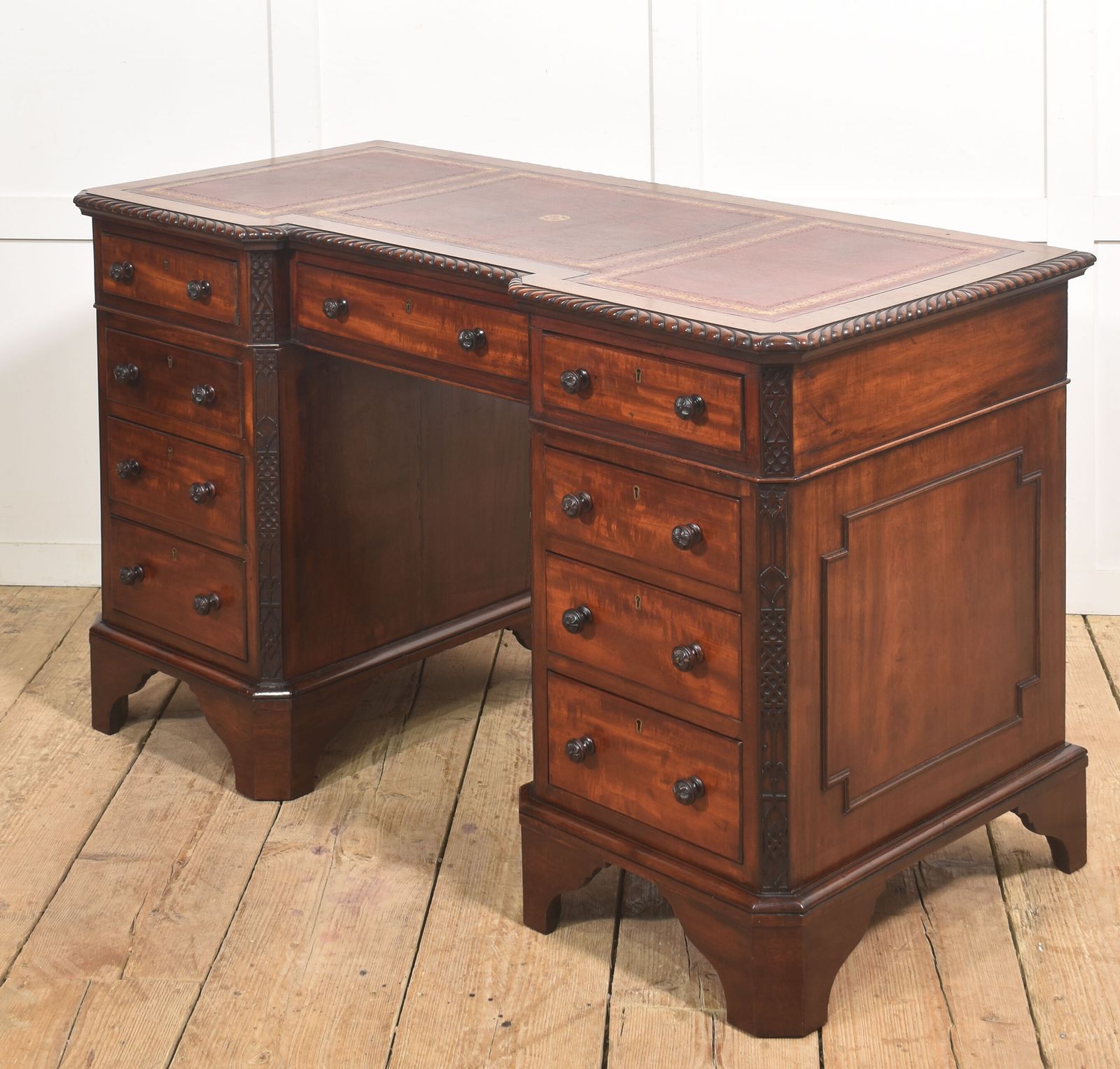 Mahogany Pedestal Desk photo Furniture
