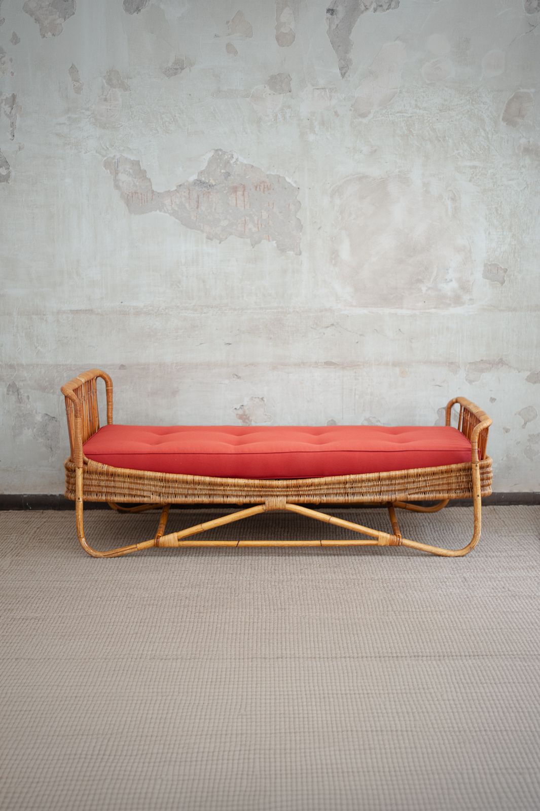 Pair Of Bamboo Dog Daybed   1960s photo buy