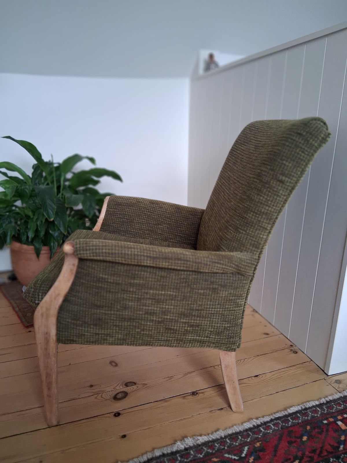 Pair Of 1960's Fully Re Upholstered Parker Knoll Small Armchairs/Accent Chairs photo for sale