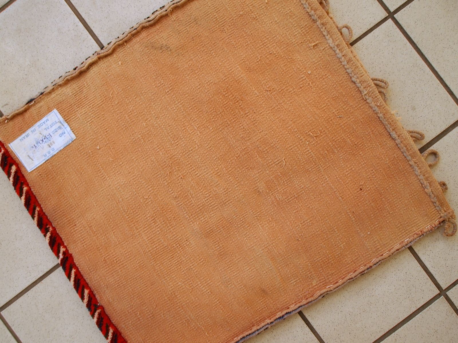 Handmade Vintage Tribal Salt Bag — 1'7" × 1'8" — 1980s photo for sale