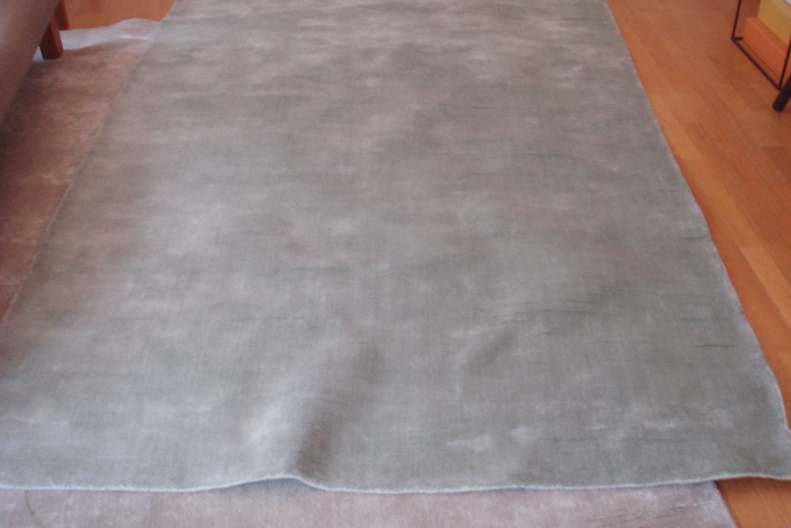 John Lewis Hand Made 100% Linen Rug In Green 170 X 240 Cm photo furniture