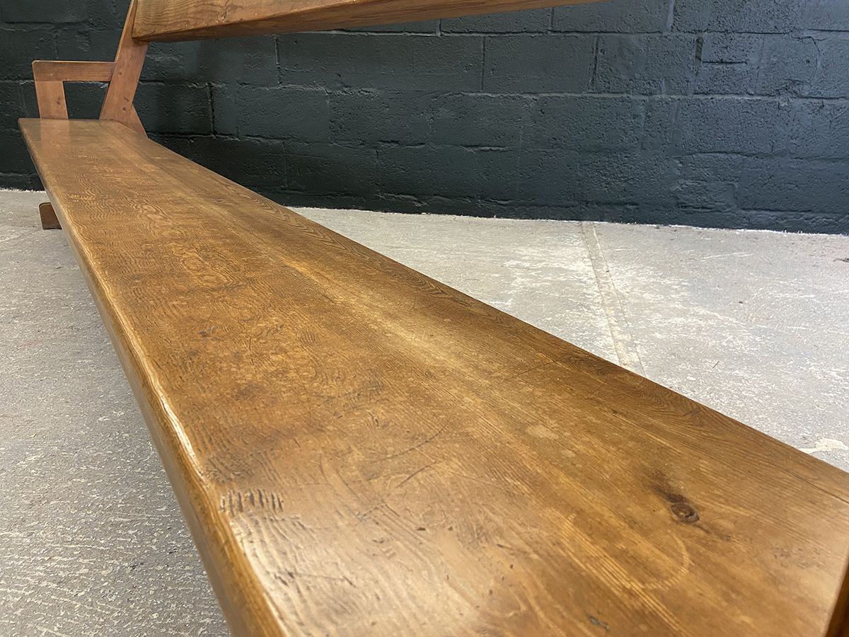 photo furniture Xl Antique Pine Church Pew From The West Country