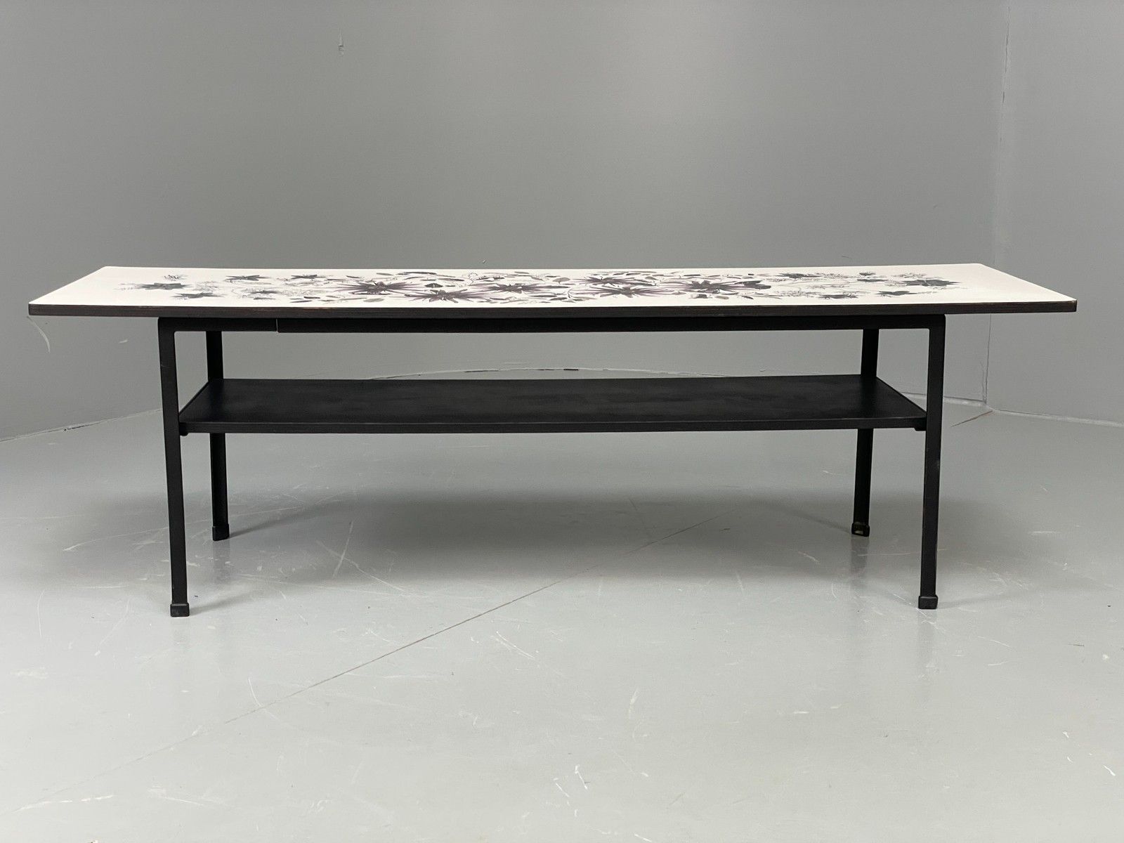 Furniture Vintage Habitat Coffee Table 1960s John Piper Design Floral Retro Eb12083 photo