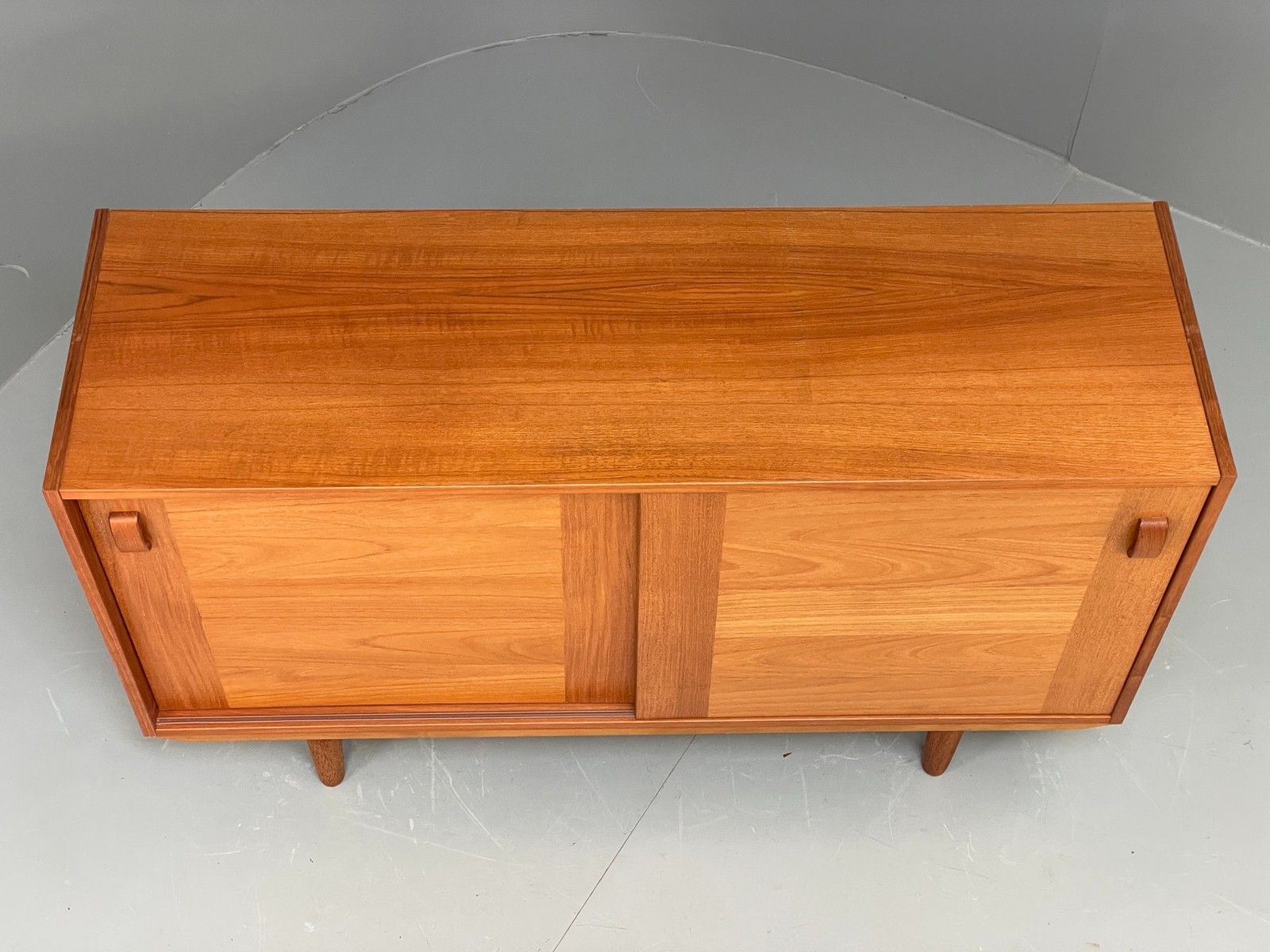 Vintage Teak Sideboard Domino Møbler Danish 1970s Retro Shelving Eb12086 photo for sale