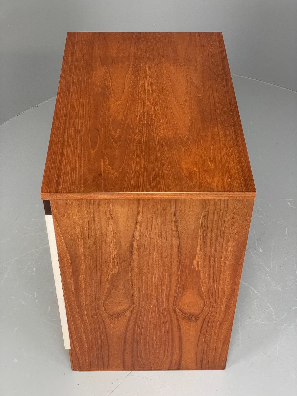 Vintage Chest Of Drawers By Uniflex Retro 1970s Teak Off White Eb12196 photo vinterior