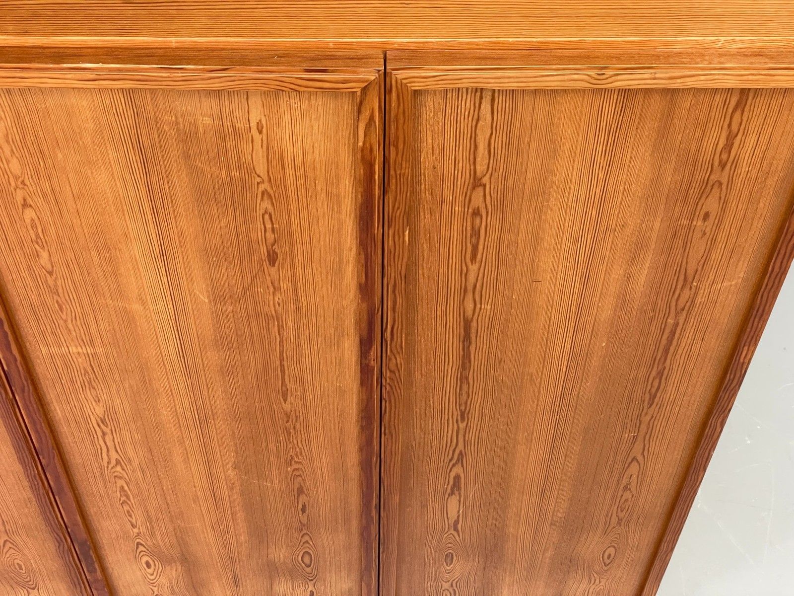 Vintage Danish Pine Cabinet By Viborg Møbler 1970s Drawers Shelving Eb10846 photo buy