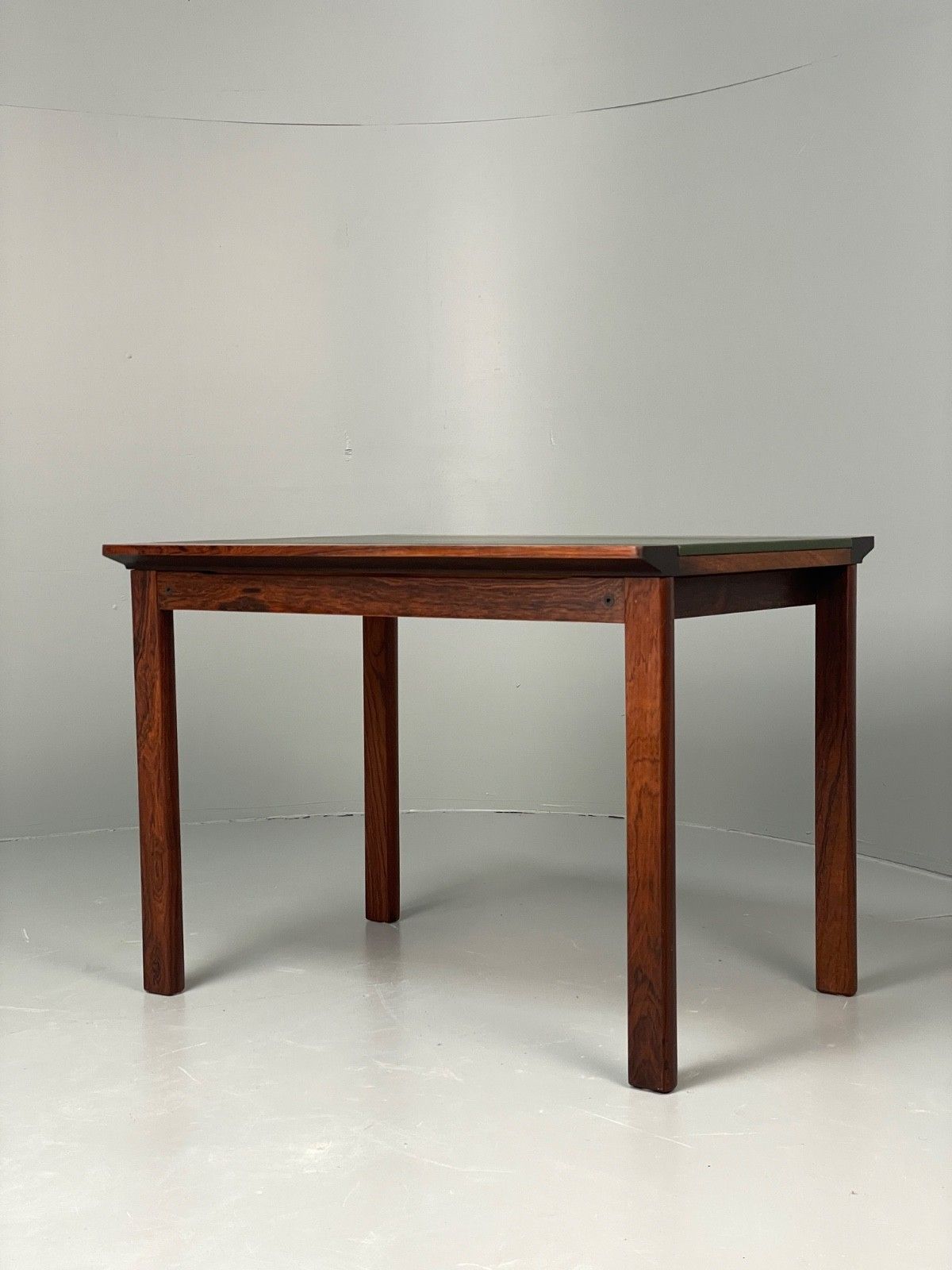 Vintage 1960s Side Table By Hans Olsen Sweden Green Leather Top Eb11186 Mwoo photo furniture