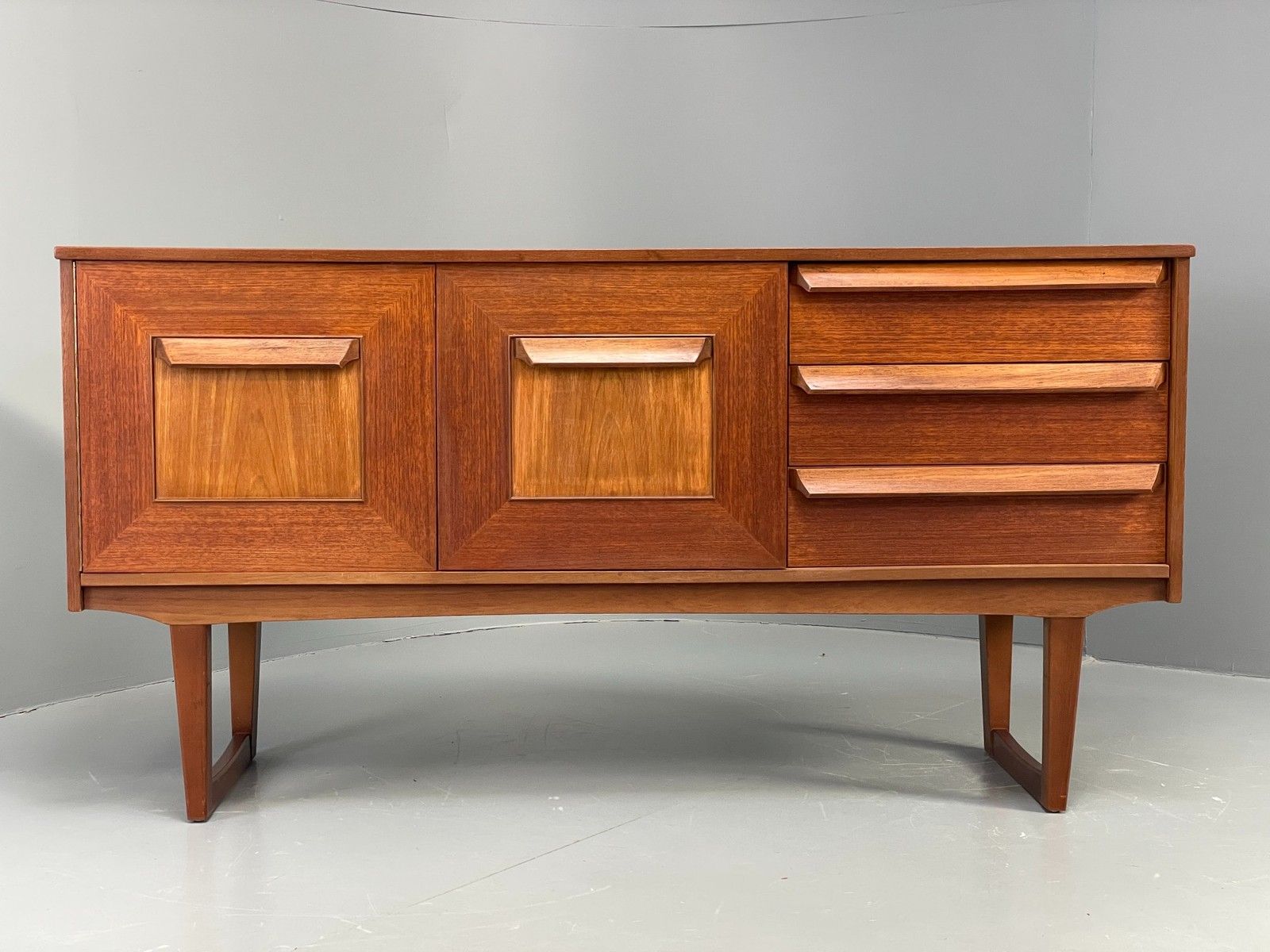 Vintage 1960s Teak Sideboard By Stonehill Retro Mid Century Drawers Eb12209