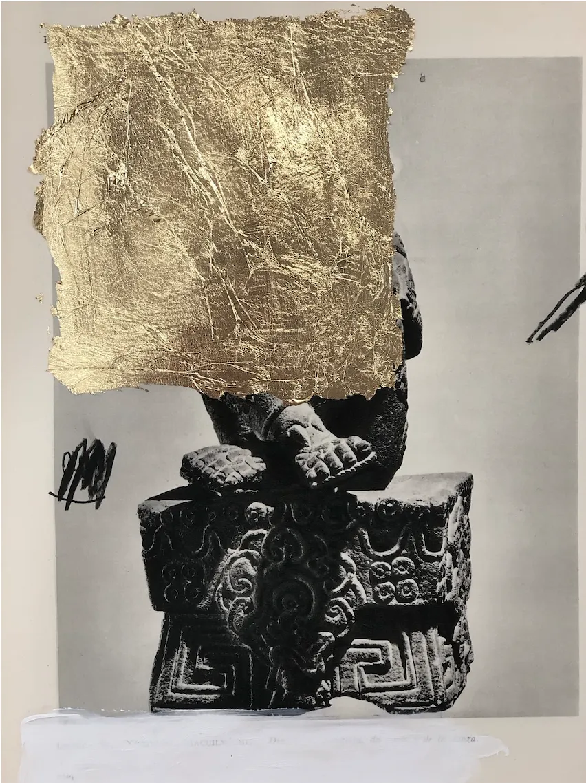 Sébastien Coutheillas Gold Mexican Chronologie, 2026 Mixed Media Artwork photo 1950.0