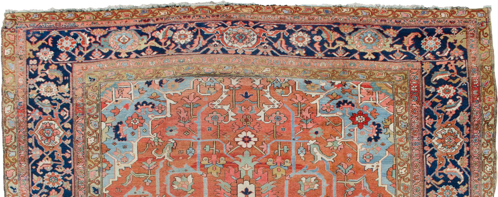 Antiek Heriz tapijt 457x374cm photo Textiel