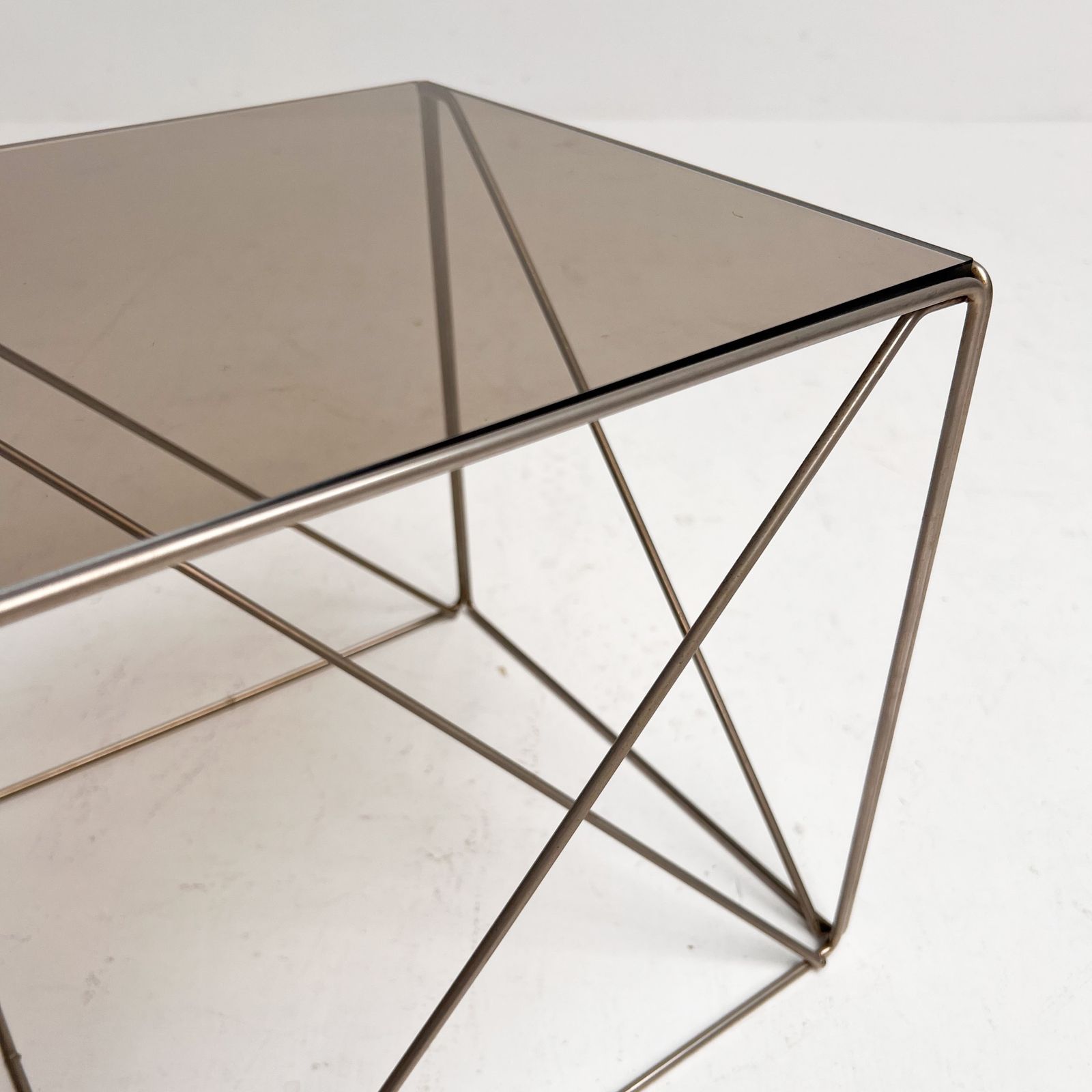 Geometric Isocele Side Table By Max Sauze, 1960s photo vinterior