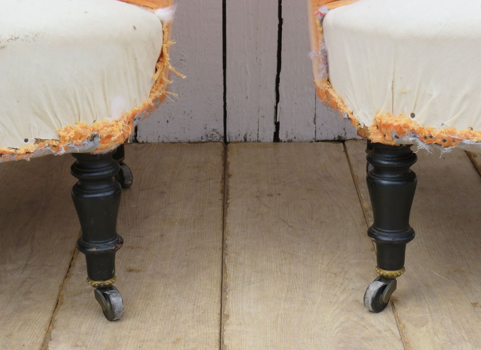 Pair Of Antique Napoleon III Tub Chairs photo Furniture