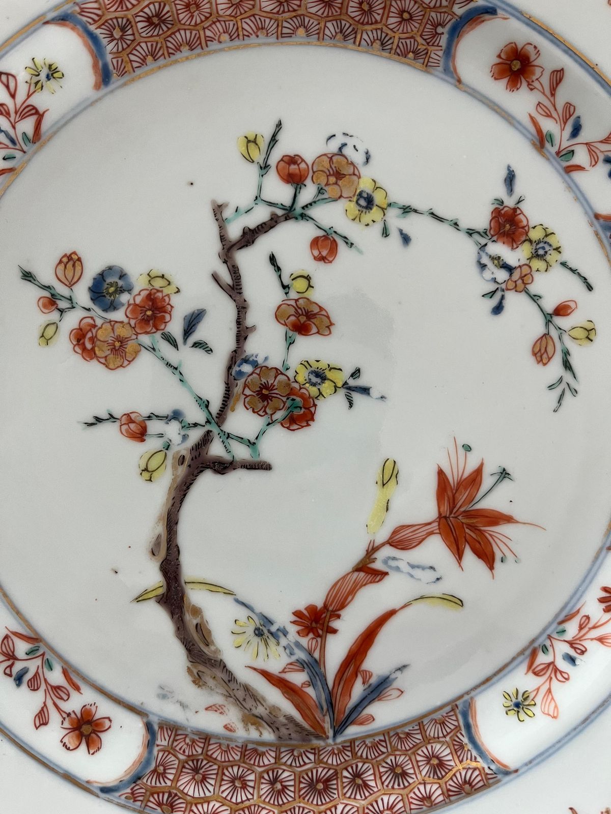 photo furniture Chinese Kangxi Period Famille Verte Plate With Kakiemon Prunus Design, Circa 1690
