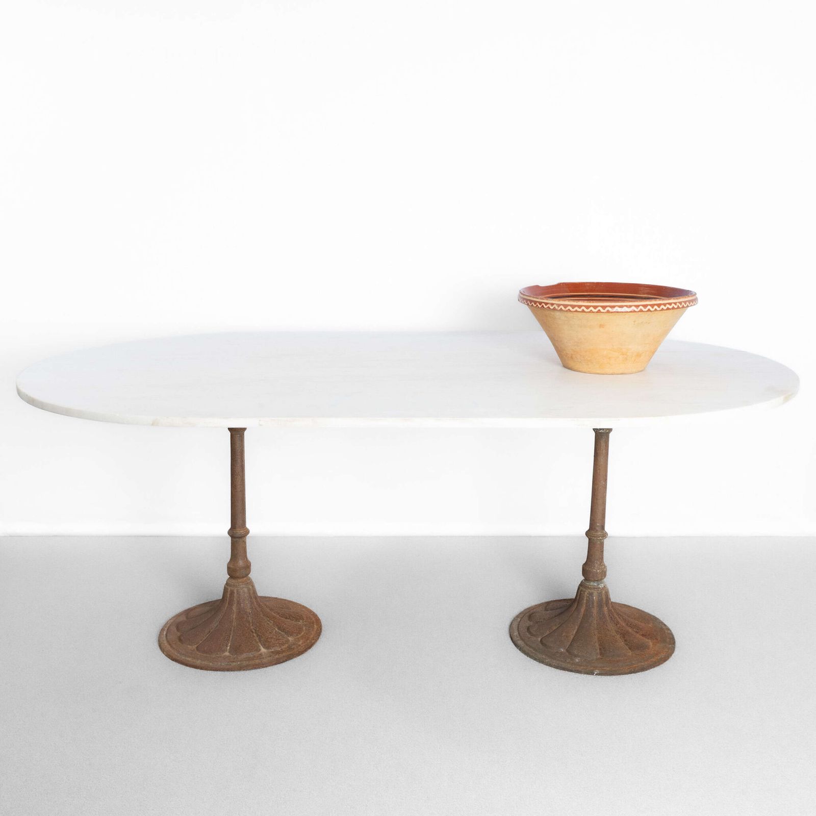 Xl French Marble Garden Table. photo furniture