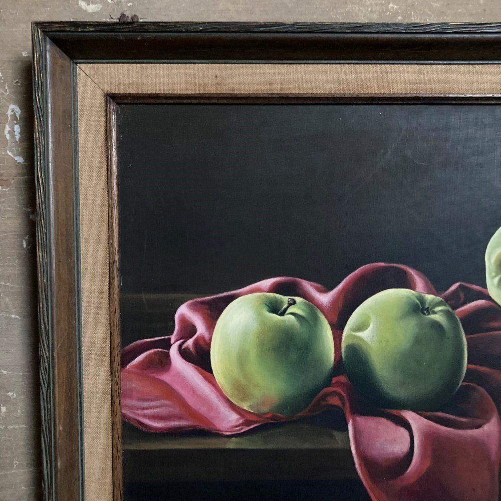 Hugh Chegwidden (1913–2001)   Apples Still Life Painting photo for sale