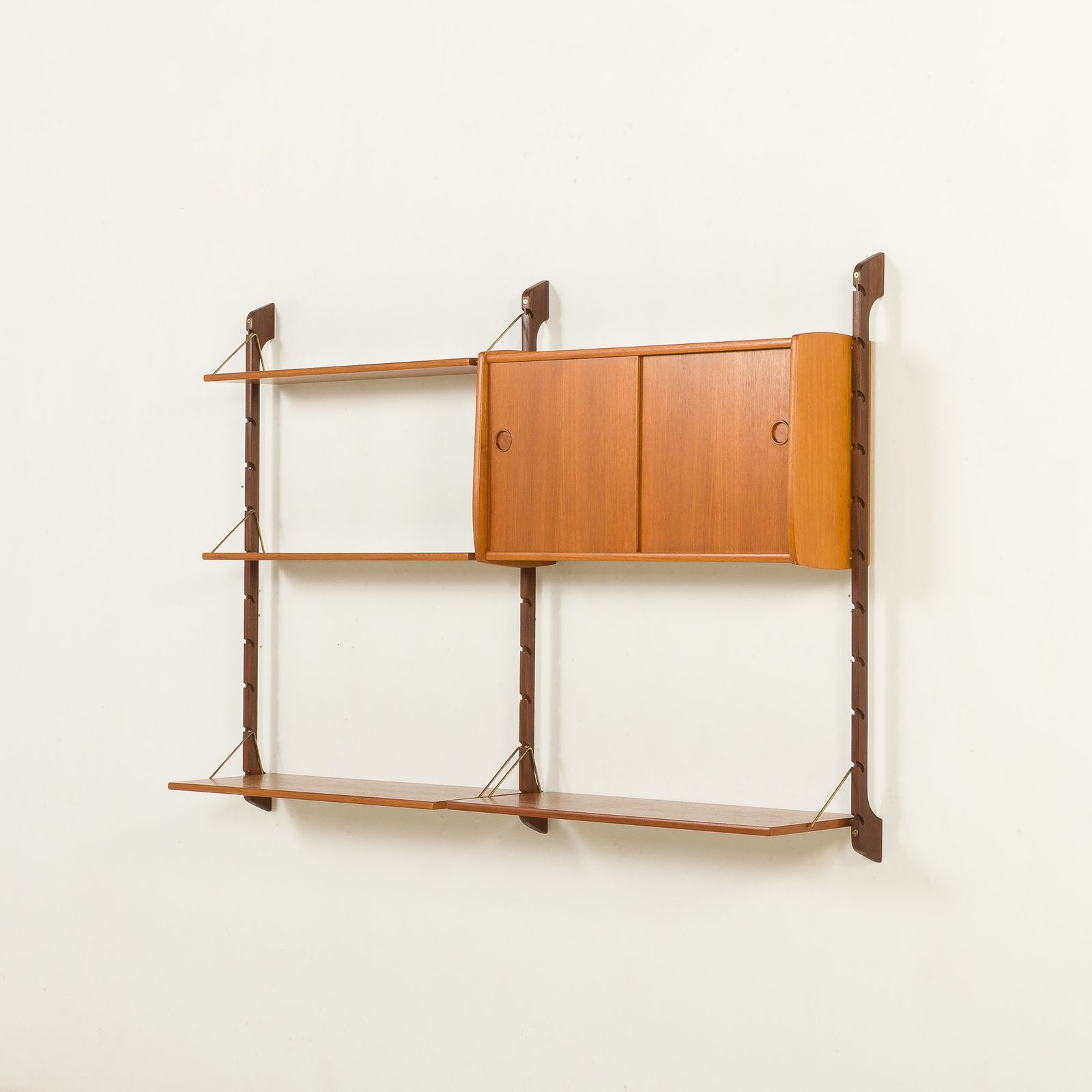 Small Ergo Teak Wall Unit By John Texmon, Norway 1960s photo 955.0