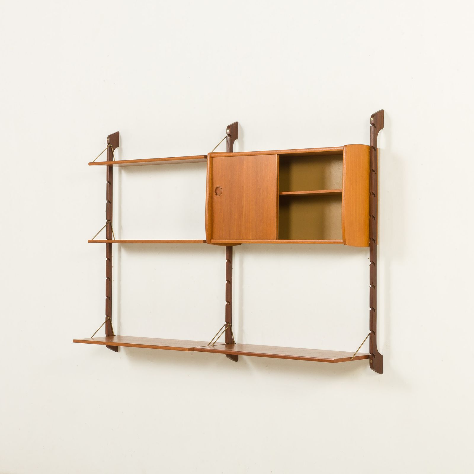 Small Ergo Teak Wall Unit By John Texmon, Norway 1960s photo buy