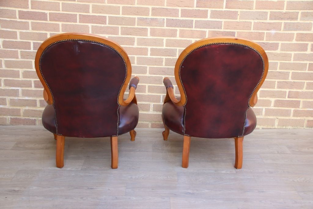 Pair Of Chesterfield Parlour Armchairs photo buy