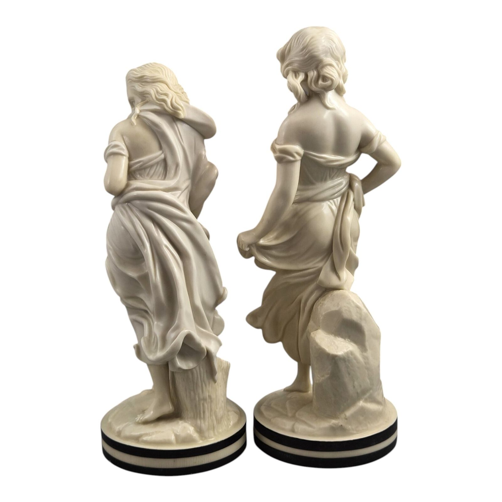 Royal Worcester "The Breezes" Porseleinen Figurenpaar door James Hadley, ca. 1865-1878 photo for sale