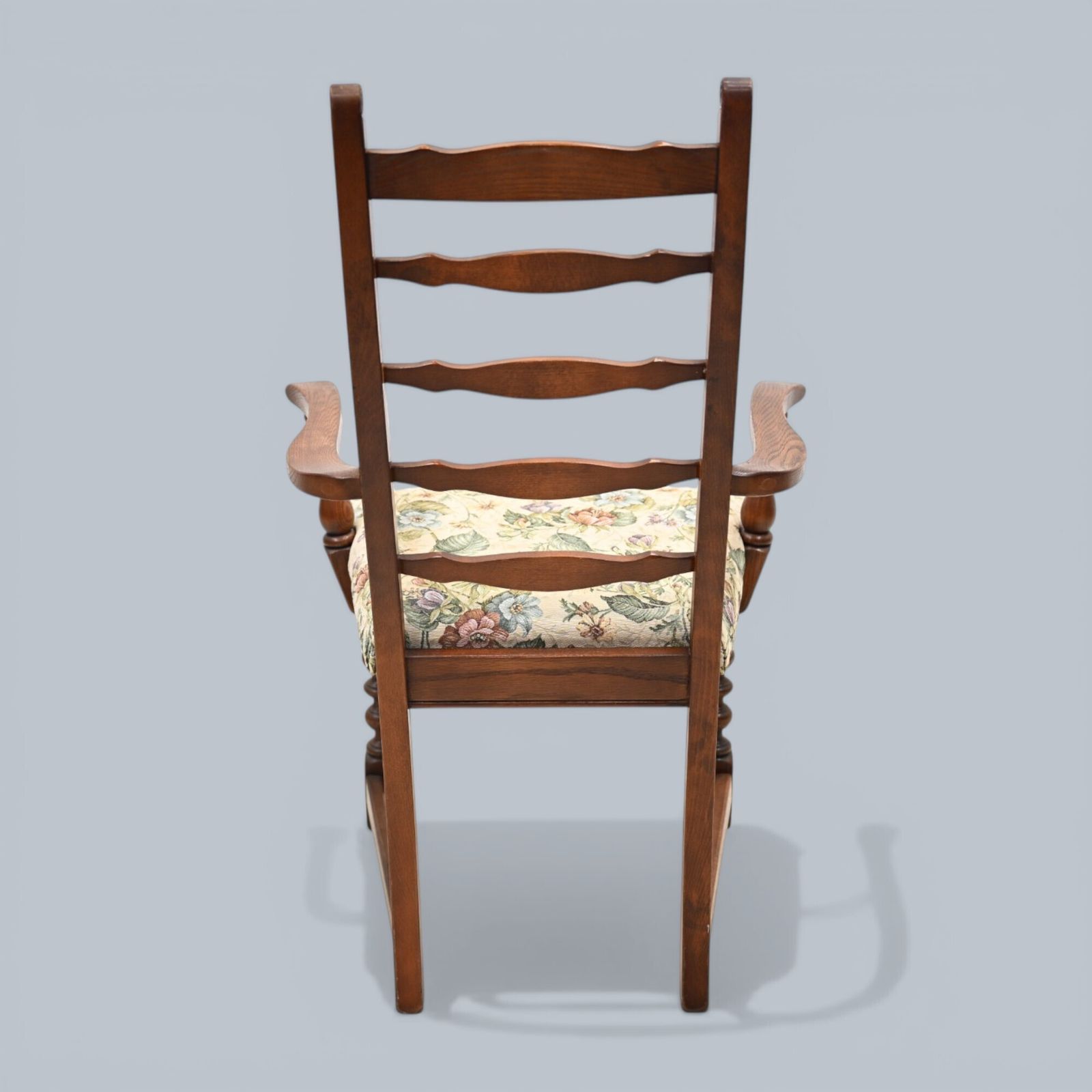 photo buy 6 Old Charm Ladderback Dining Chairs Drop In Seats Tudor Brown Free Uk Delivery*