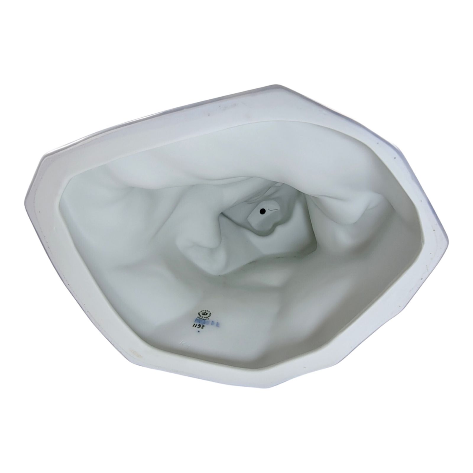 1400.0 Royal Copenhagen “Wave And Rock” Porcelain Sculpture By Theodor Lundberg, Denmark, 1968 photo