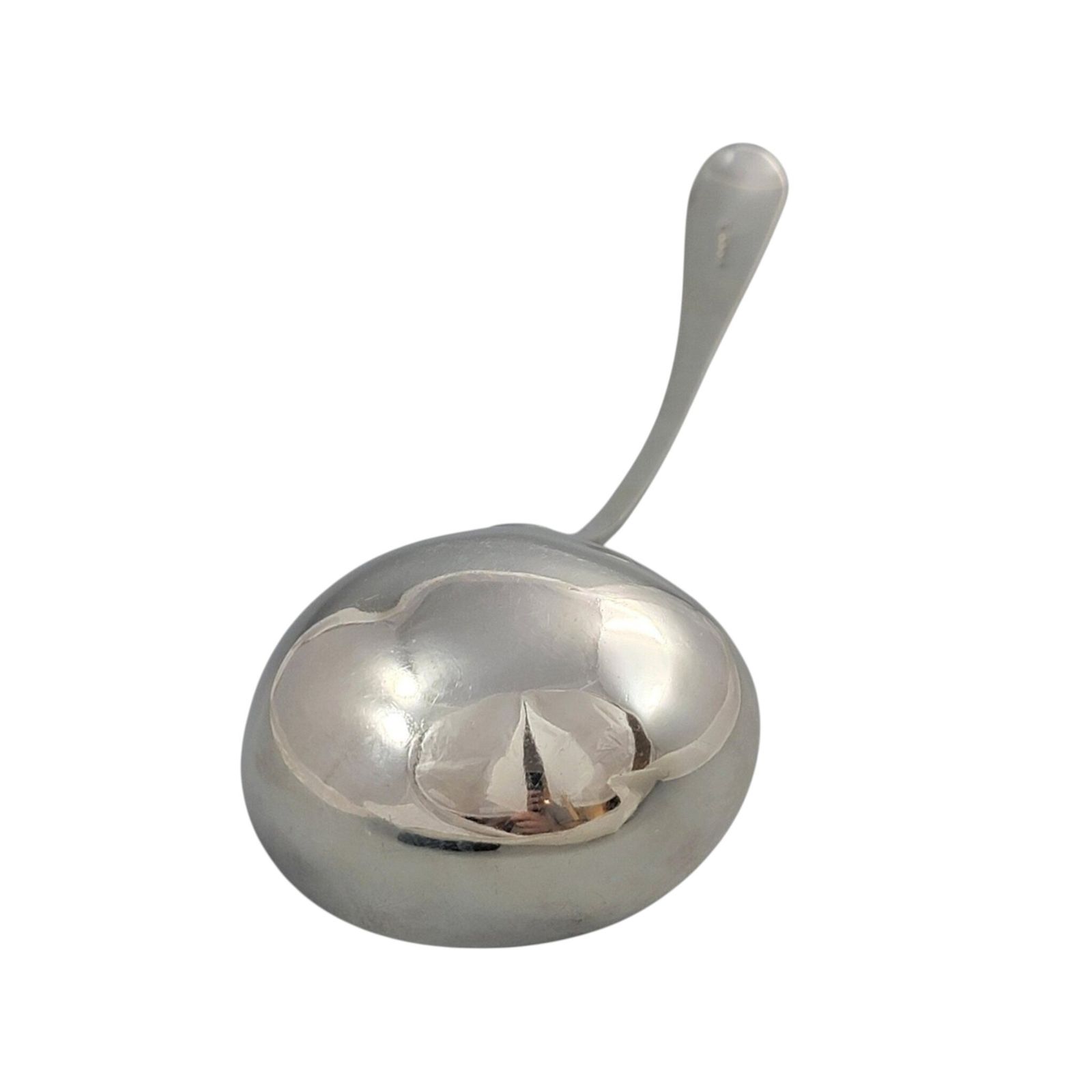 Georgische sterling zilveren soeplepel, Old English Pattern, Londen 1800 photo for sale