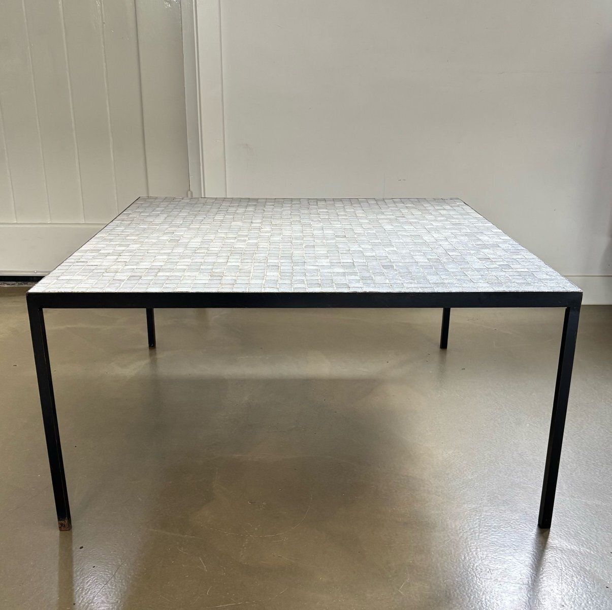 Square Mosaic Coffee Table By Floris H. Fiedeldij For Artimeta, 1950s photo Furniture