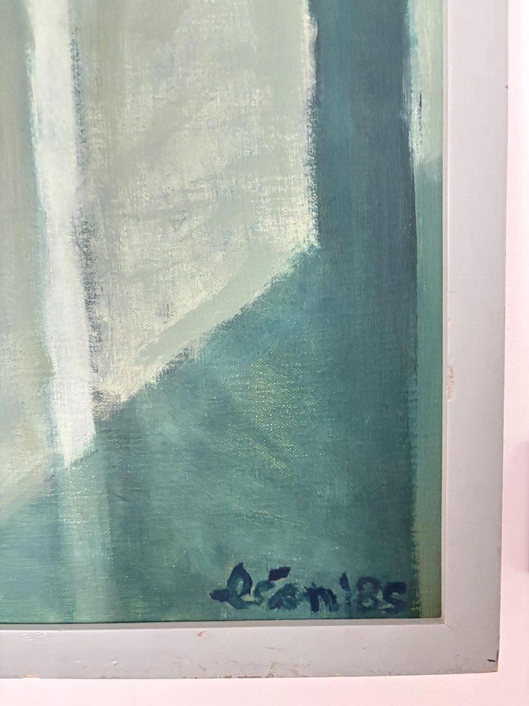 Art Leon Spierenburg  Atelier 1985 Oil On Canvas photo