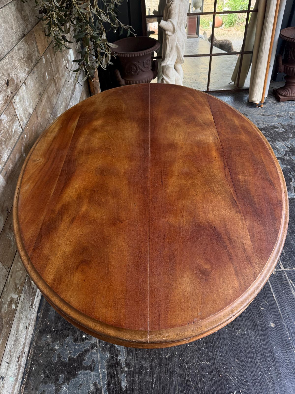 Oval Tilt Top Table, 1940s photo furniture
