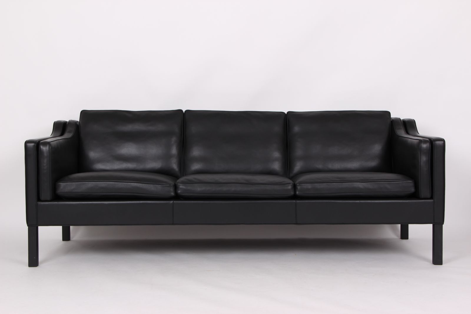 3 New Cushions / Back, For Borge Mogensen Sofa, Model Bm 2213. Spare Parts Without Couch And Without Leather. photo for sale